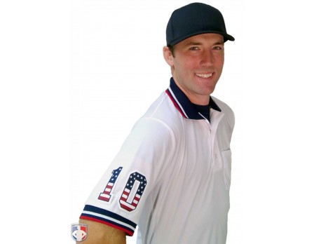 white umpire shirt