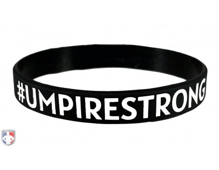 UA-UMP-BAND #UMPIRESTRONG Bracelet Front View