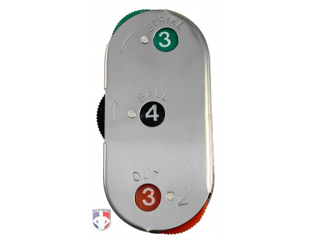 All-Star 3-Dial Steel Umpire Indicator - 4/3/3 Count