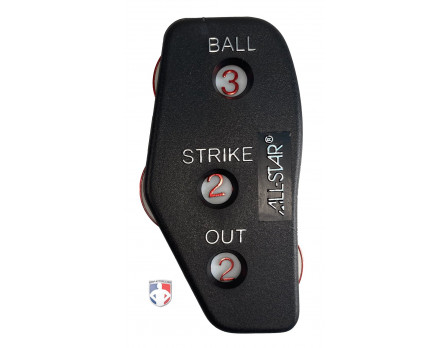 All-Star Large Balls First 3-Dial Plastic Umpire Indicator - 3/2/2 Count