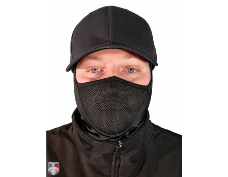 ULF-CWM UMPLIFE Cold Weather Mask Worn Front View Baseball