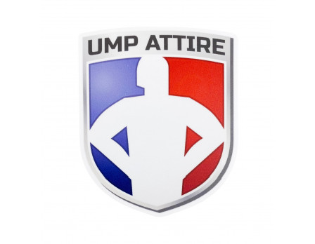 Ump Attire Shield Logo Sticker