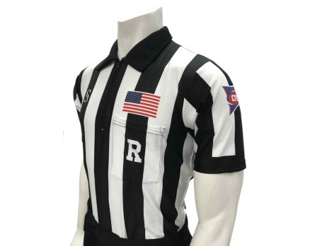 USA115CFO Smitty CFO College 2" Dye Sublimated Short Sleeve Football Referee Shirt