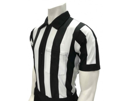 USA117-FLEX-Smitty 2" Stripe "Body Flex" Short Sleeve Football Referee Shirt