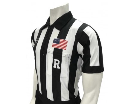 Referee Store | Smitty Body Flex Black Umpire Shirt w/CG Side Panel Black Large