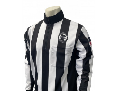 Minnesota (MSHSL) 2 1/4" Stripe Fleece-Lined Cold Weather Football Referee Shirt