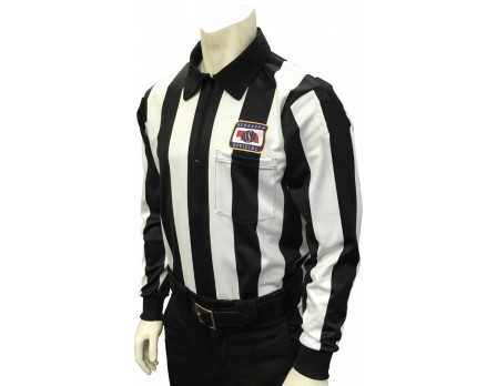 USA730NE Nebraska (NSAA) 2 1/4" Stripe Foul Weather Football Referee Shirt