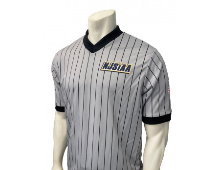 New Jersey (NJSIAA) Grey V-Neck Referee Shirt