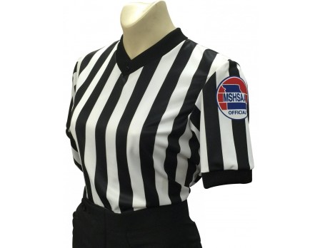 Missouri (MSHSAA) 1" Stripe V-Neck Women's Referee Shirt