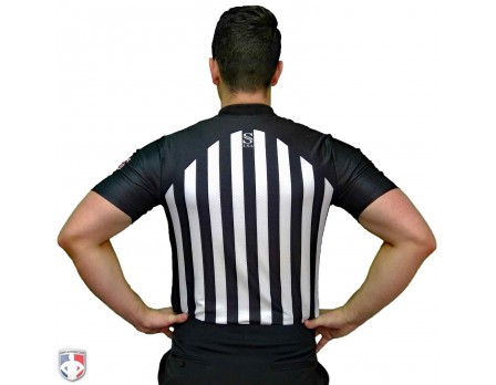 Smitty Mens Referee Officials Basketball 1" Stripe Polyester V-Neck NWT BKS202 