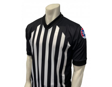 Missouri (MSHSAA) 1" Stripe Performance Mesh Men's Referee Shirt