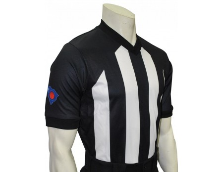 South Carolina (SCBOA) 2 1/4" Stripe V-Neck Referee Shirt