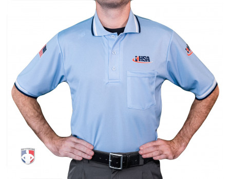 Illinois (IHSA) Umpire Shirt - Powder Blue