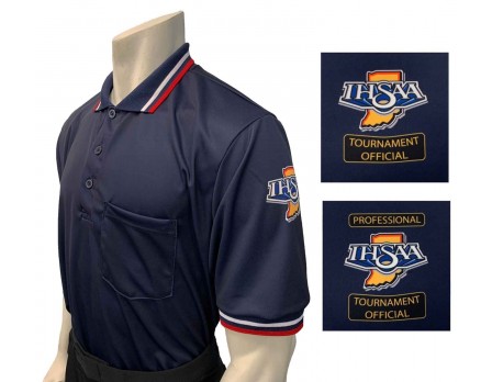 Indiana (IHSAA) Short Sleeve Umpire Shirt - Navy