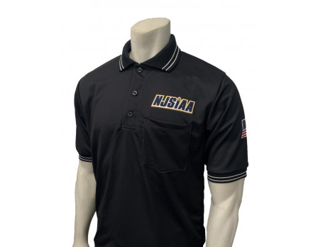 New Jersey (NJSIAA) Short Sleeve Umpire Shirt - Black