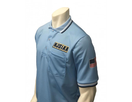 New Jersey (NJSIAA) Short Sleeve Umpire Shirt - Powder Blue