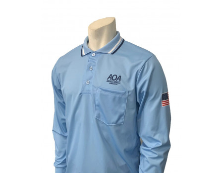 Arkansas (AOA) Long Sleeve Umpire Shirt - Powder Blue