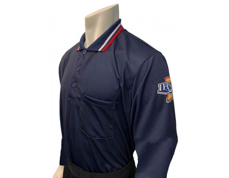 USA301IN-N Indiana (IHSAA) Long Sleeve Umpire Shirt - Navy