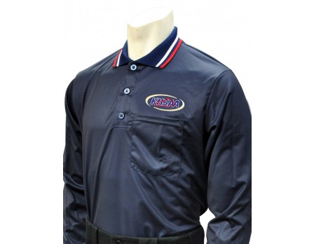 Kentucky (KHSAA) Long Sleeve Umpire Shirt - Navy