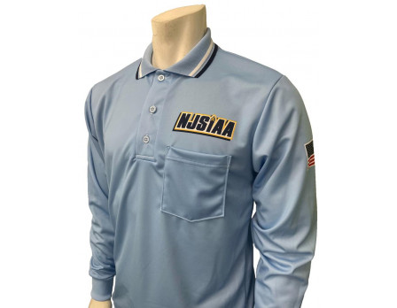 New Jersey (NJSIAA) Long Sleeve Umpire Shirt - Powder Blue