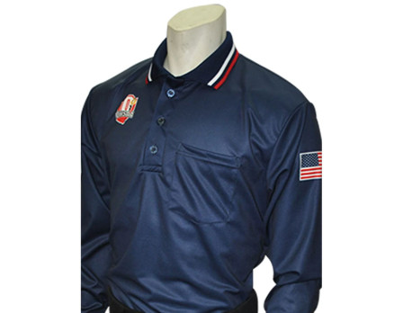 Ohio (OHSAA) Long Sleeve Umpire Shirt - Navy