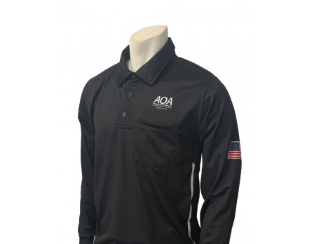 Arkansas (AOA) Long Sleeve Umpire Shirt - Black