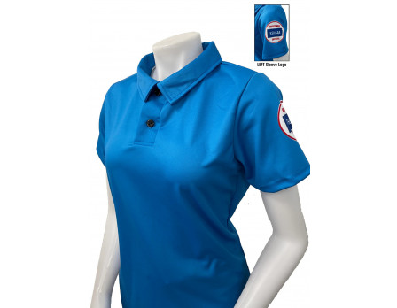 Kansas (KSHSAA) Women's Short Sleeve Volleyball Referee Shirt - Bright Blue