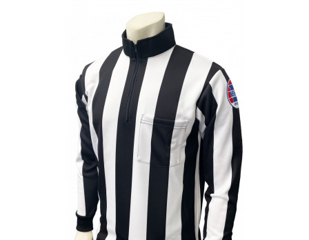 USA730MO Missouri (MSHSAA) 2 1/4" Stripe Foul Weather Football Referee Shirt