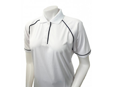 Smitty Women's Mesh Volleyball Referee Shirt - White