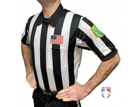 Vermont (VLOA) 2" Stripe Short Sleeve Referee Shirt