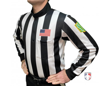 Vermont (VLOA) 2" Stripe Foul Weather Referee Shirt