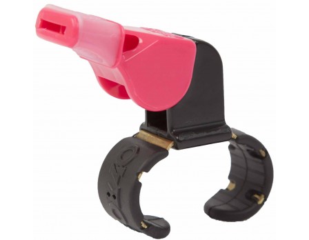 Fox 40 Pink Finger Referee Whistle with Cushioned Mouth Grip