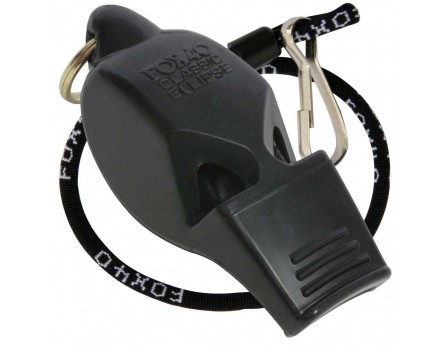 Fox 40 Classic ECLIPSE Referee Whistle With 9" PTS Lanyard