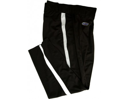 Kentucky (KHSAA) Embroidered Smitty Warm Weather Black Football Pants with White Stripe