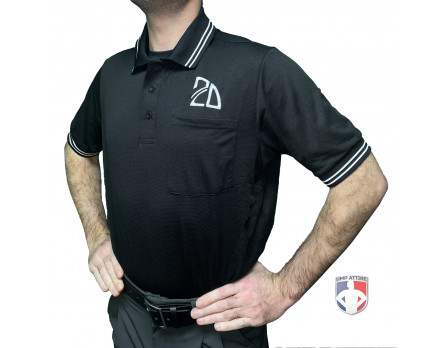 2D Sports (2D) Short Sleeve Umpire Shirt - Black