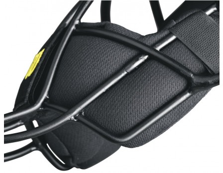 Wilson MLB Black Dyna-Lite Aluminum Umpire Mask with Black and