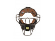 A3816-BK/TN Wilson MLB Two Tone Umpire Mask Replacement Pads Black and Tan on Mask