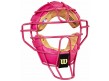 A3009-PK/TN Wilson MLB Pink Dyna-Lite Steel Umpire Mask with Pink and Tan