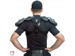 A3215 Wilson MLB West Vest Platinum Umpire Chest Protector Worn Back View