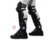 A3409 Wilson MLB West Vest Pro Umpire Shin Guards Worn Side View