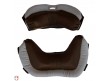 A3816-BG-Wilson Wrap Around Umpire Mask Replacement Pads - Black and Grey
