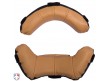 A3816-BK/TN-Wilson MLB Two Tone Umpire Mask Replacement Pads Black and Tan Back