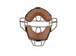 A3816-BK/TN Wilson MLB Two Tone Umpire Mask Replacement Pads Black and Tan On Mask Reverse