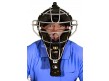 A3901-BK Wilson MLB 6" Umpire Throat Guard Front Stance