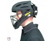 A5800BL Wilson Pro Stock Titanium Umpire Helmet Worn Side View