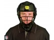 A5801BL Wilson Pro Stock Steel Umpire Helmet Worn Front View