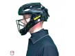 A5801BL Wilson Pro Stock Steel Umpire Helmet Worn Side View