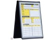 ACS-502-"Flip" Style 5" Umpire Lineup Card Holder / Game Card Referee Wallet Standing Up with Yellow Card