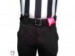 ACS-506-PK Smitty Single Sided Pink Referee Throw Down Bag Worn Front View