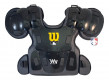 Wilson MLB West Vest Pro Gold 2 Memory Foam Chest Protector Without Rib Padding